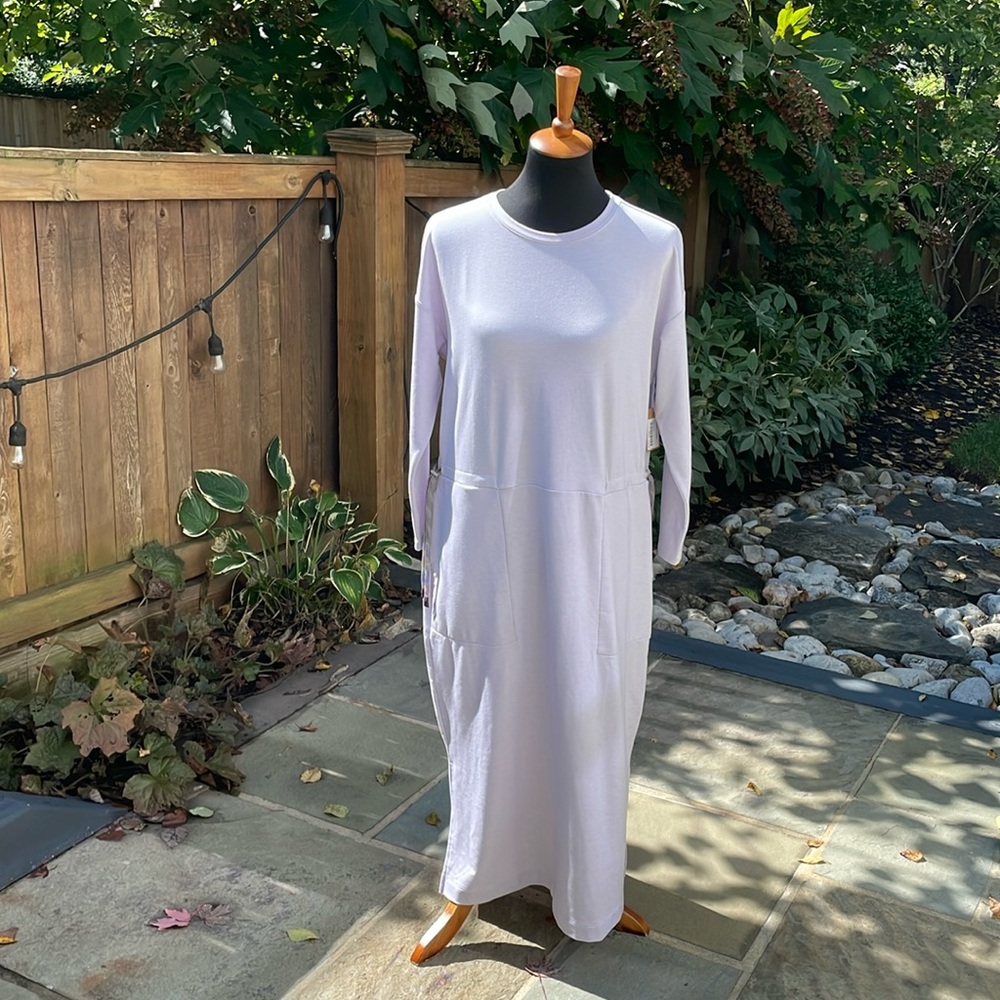 Title Nine Fresh Terry Long Sleeve Dress